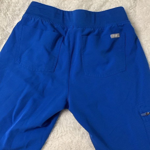 Women's Royal Blue Zamora - Petite Jogger Scrub Pants - XS - Petite / Royal Blue - Picture 3 of 4